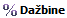 Dažbine